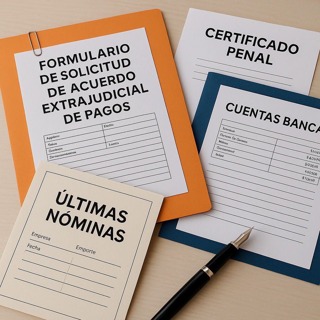 Documentación para iniciar la Ley de la Segunda Oportunidad