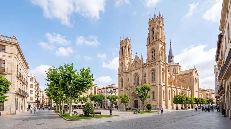 Plaza y catedral en el centro de Albacete (imagen ilustrativa) Plaza y catedral en el centro de Albacete, ciudad desde la que tramitamos la Ley de Segunda Oportunidad (imagen ilustrativa)